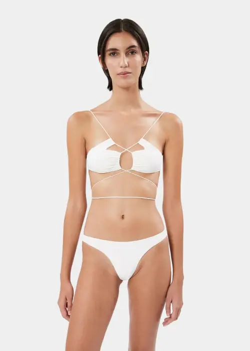 AMAZUIN JADIA THONG OFF WHITE