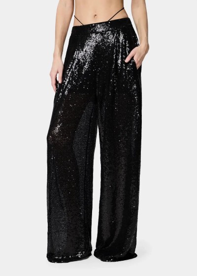 AMAZUIN GAL SEQUINS SHINY BLAC