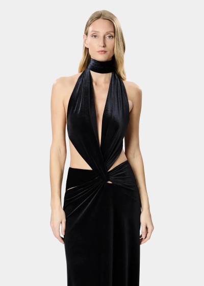 AMAZUIN KALISA VELVET JET BLAC