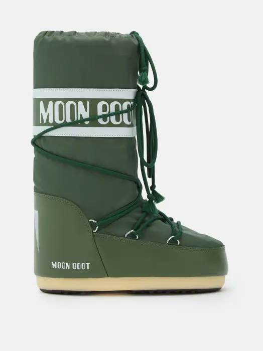 MOON BOOT ICON NAYLON FOREST GREEN