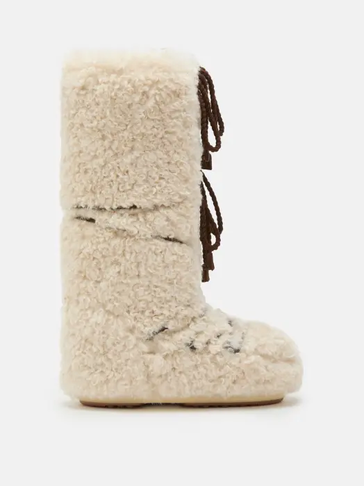 MOON BOOT ICON CURLY EXTRA ECRU