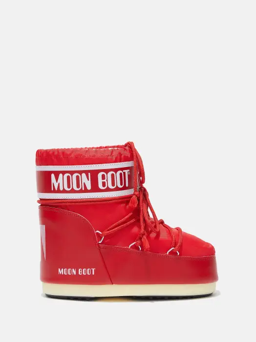 MOON BOOT LOW NYLON RED