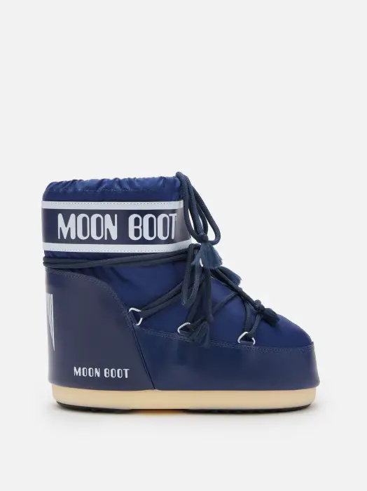 MOON BOOT LOW NYLON BLUE
