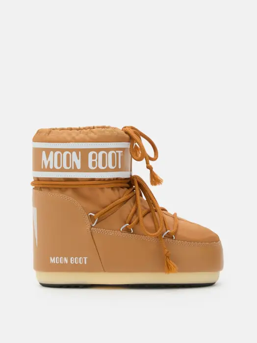 MOON BOOT LOW NYLON COGNAC