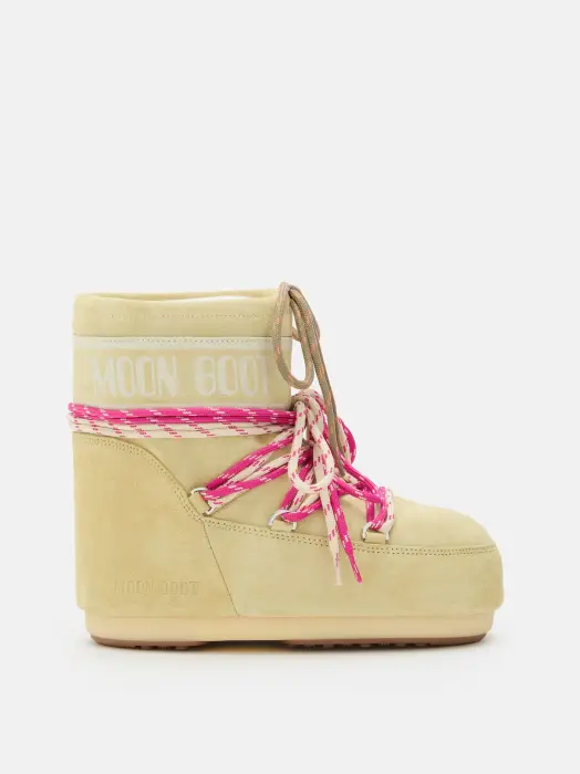 MOON BOOT LOW SUEDE YELLOW