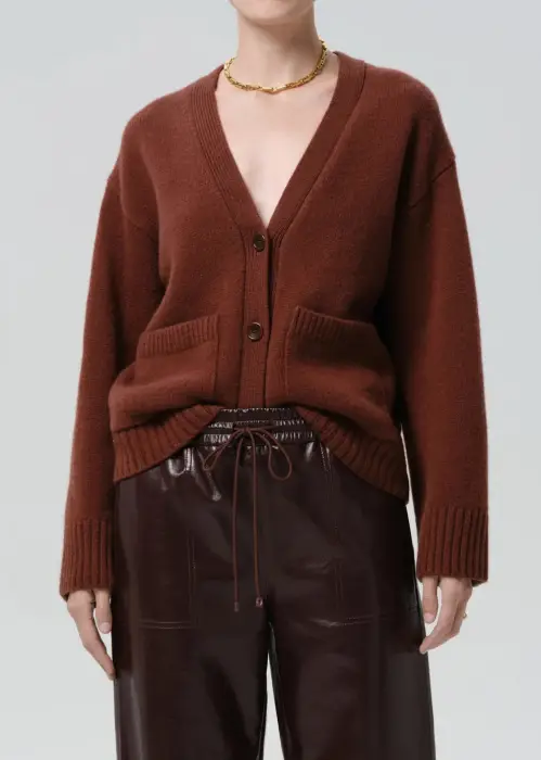 CITIZENS OF HUMANITY ESSENTIAL SLOUCHY CARDIGAN SWEATER