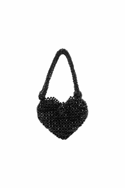 ALEMAIS BEADED HEART BAG