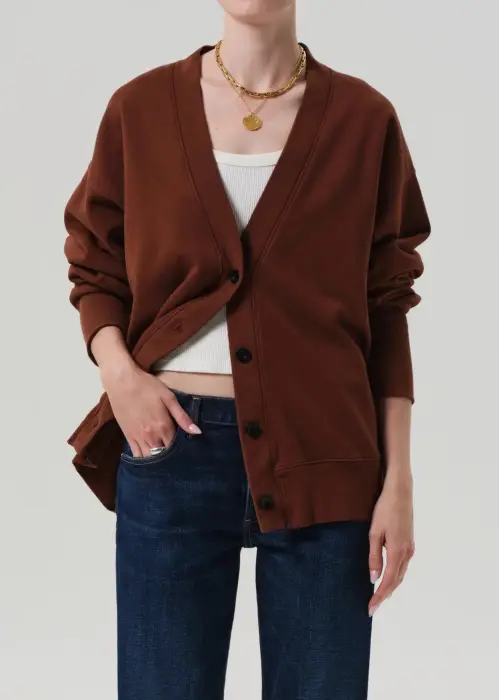 CITIZENS OF HUMANITY FLEECE CARDIGAN