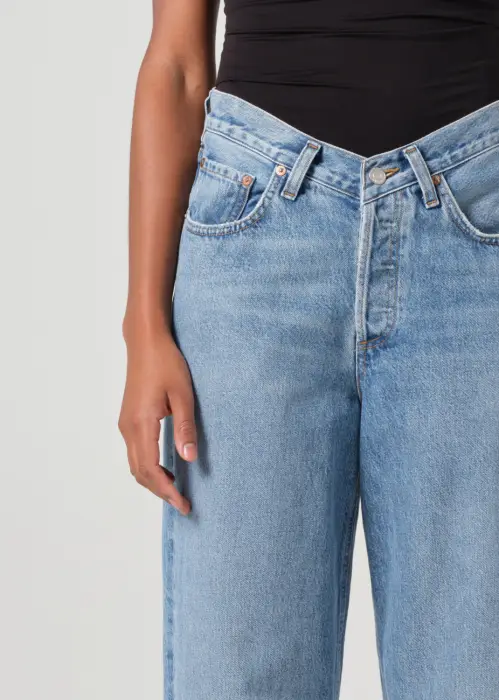 AGOLDE V-WAIST BAGGY IN FAIRWAY