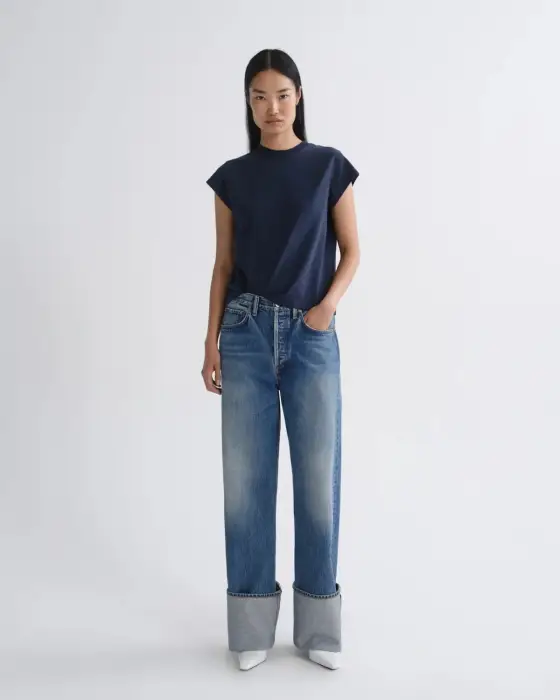 AGOLDE BIG CUFF JEAN IN LIBERTY