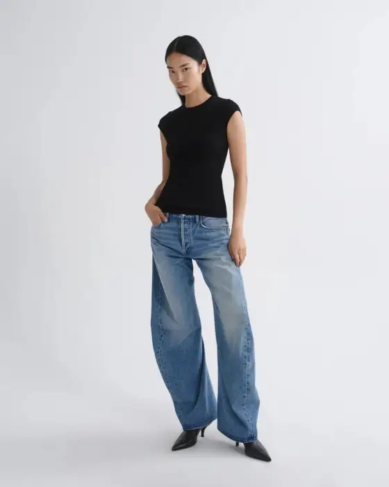 AGOLDE SPIRAL JEAN IN VENTURE