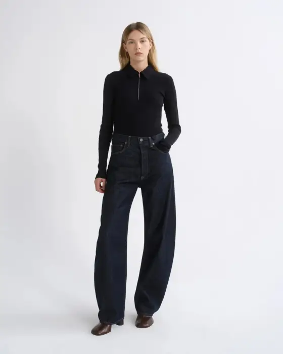 AGOLDE LUNA PIECED JEAN IN RINSE