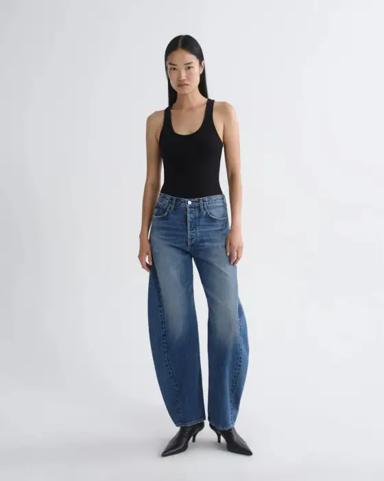 AGOLDE LUNA PIECED JEAN IN LOGICAL