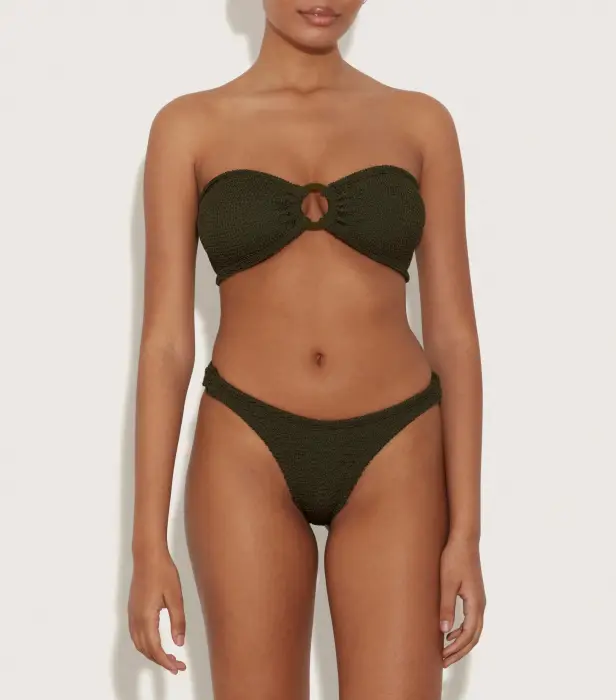 HUNZA GLORIA BIKINI METAL/KHAK