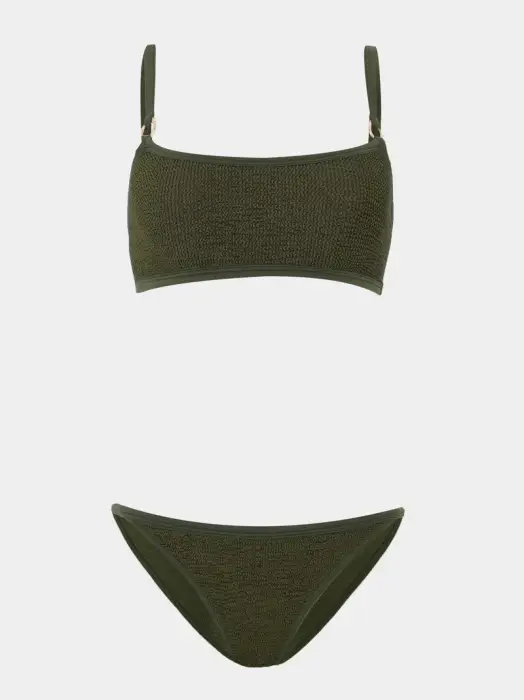 HUNZA IRIS BIKINI MET/KHAKI