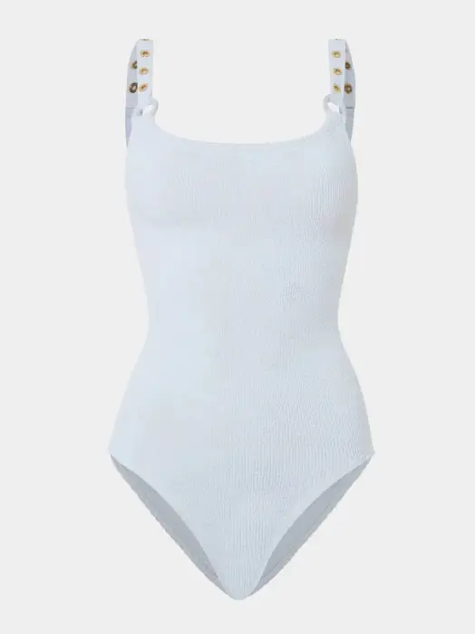 HUNZA MELODY SWIM WHITE