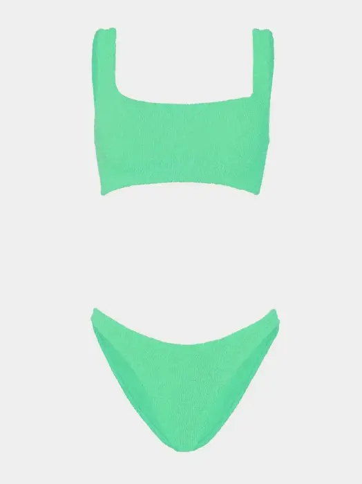 HUNZA XANDRA BIKINI METAL/LIME