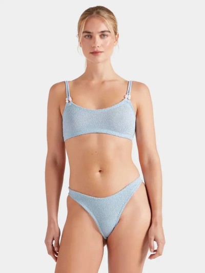 HUNZA CASSIE METALLIC ICE BLUE