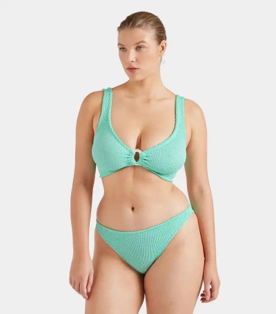 HUNZA JULIA BIKINI METAL/MINT