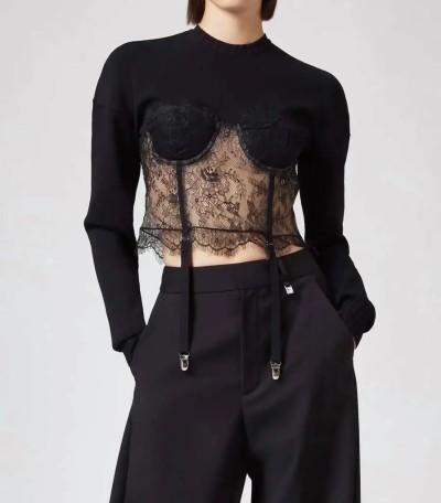 GIUSEPPE DI MORABITO MAGLIA SWEATER BLACK
