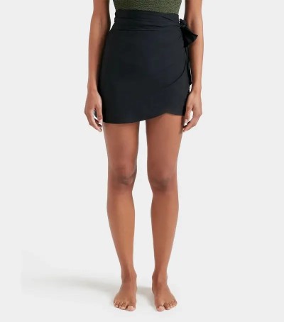 HUNZA SHORT SARONG UPF BLACK