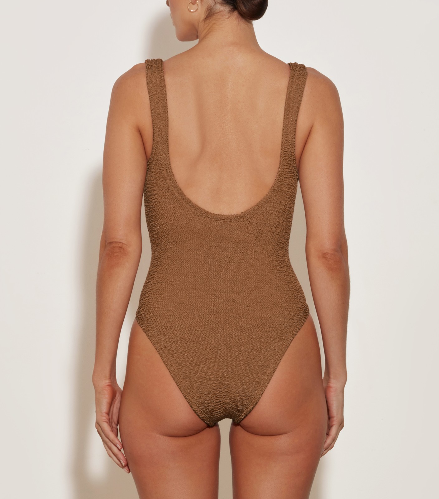 HUNZA CELINE SWIM METAL/COCOA