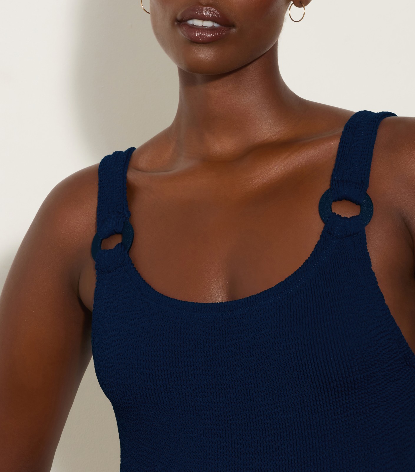 HUNZA DOMINO SWIM NAVY